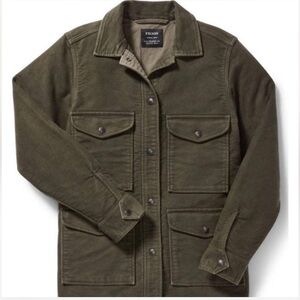 FILSON Women’s Point Hope Moleskin Jac-Shirt Olive Size M